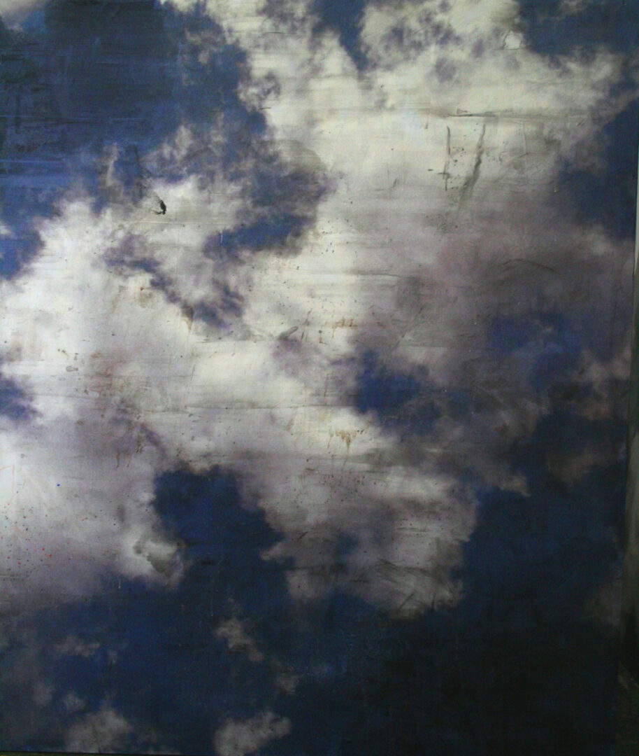 Giovanni Frangi, Panorama 4 (2024; emulgierte Leinwand, 260 x 220 cm) Giovanni Frangi, Panorama 4 (2024; emulgierte Leinwand, 260 x 220 cm)