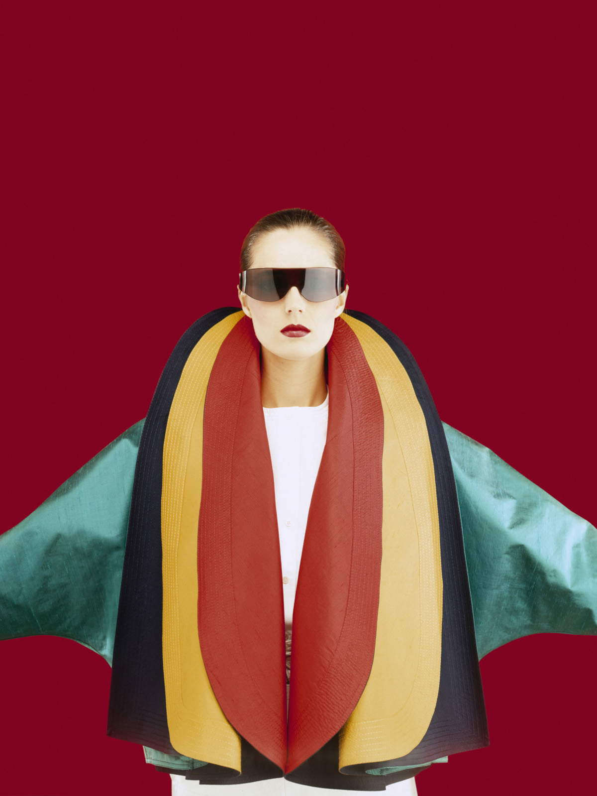 Giovanni Gastel, 4 colori almeno! copertina per rivista Donna, marzo 1982. Archivio Giovanni Gastel