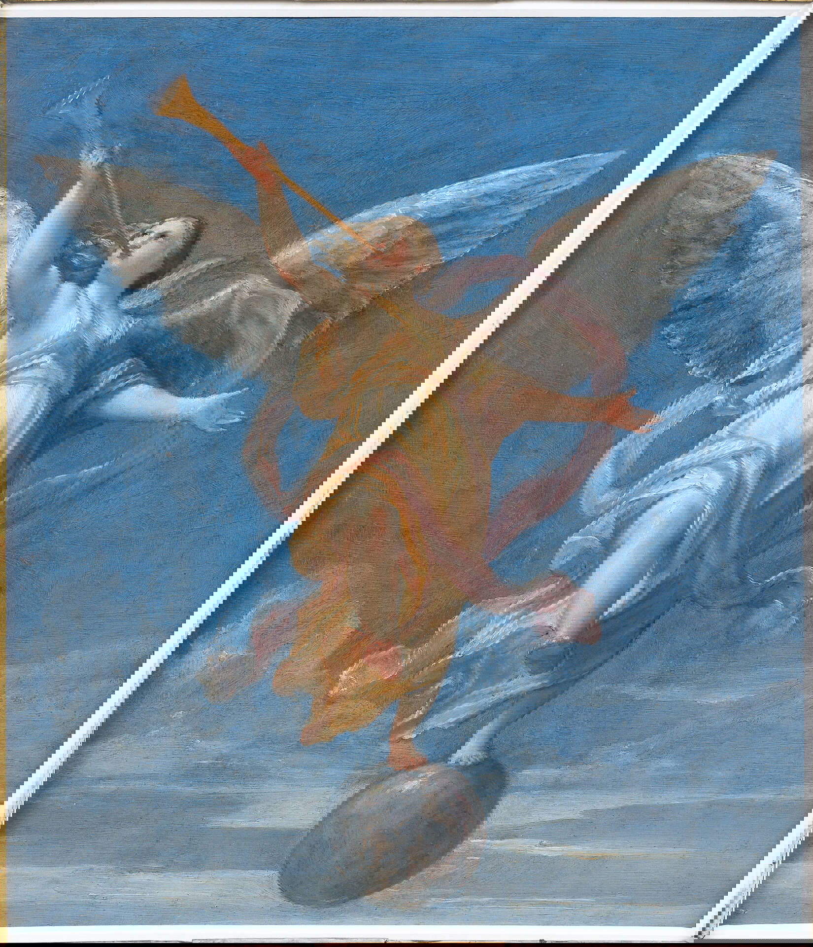 Giovanni Giacomo Sementi, Allegorie des Ruhms (um 1638; Öl auf Kupfer; Turin, Musei Reali - Galleria Sabauda)