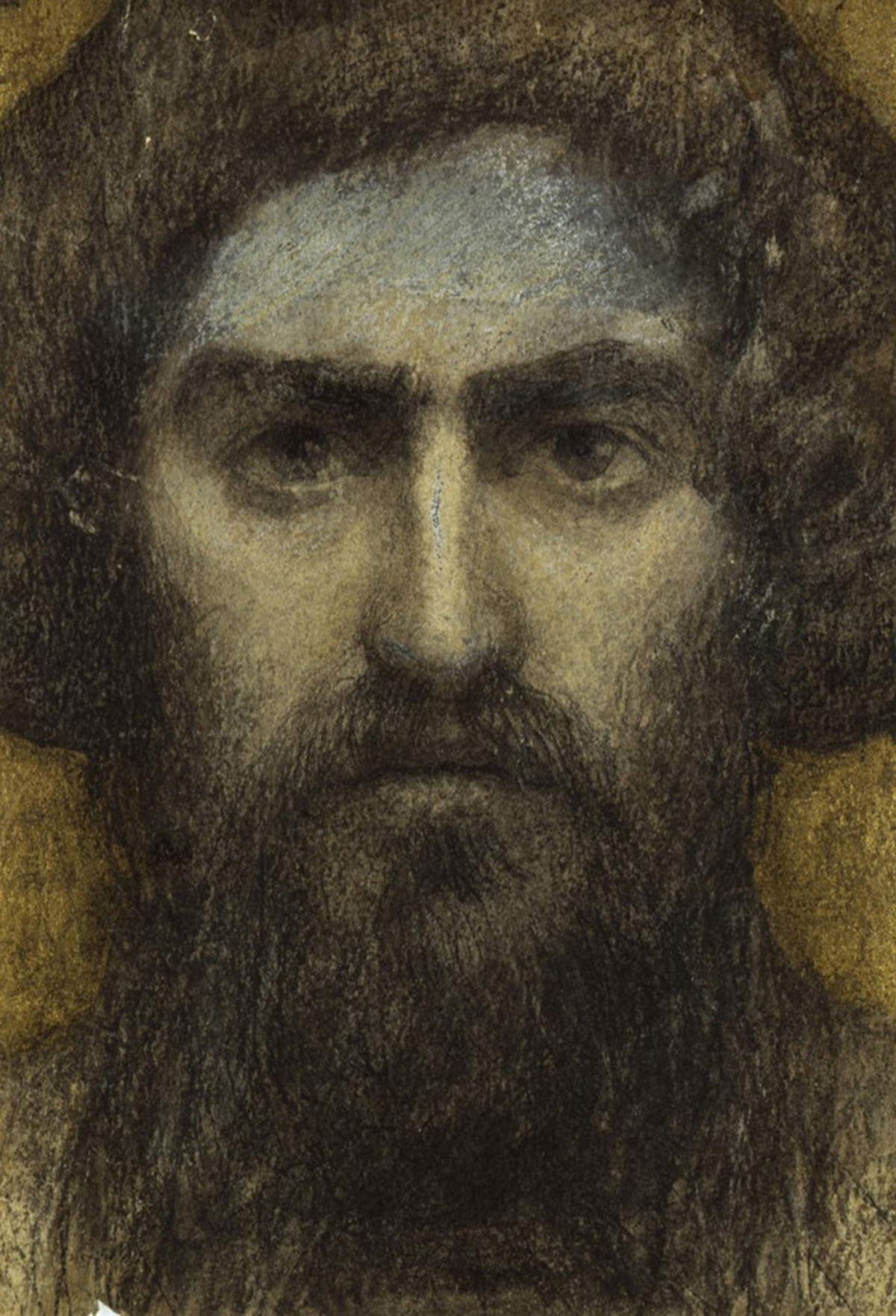 Giovanni Segantini, Ultimo autoritratto (1898 circa) &copy; Comune di Milano, Castello Sforzesco, Gabinetto dei Disegni