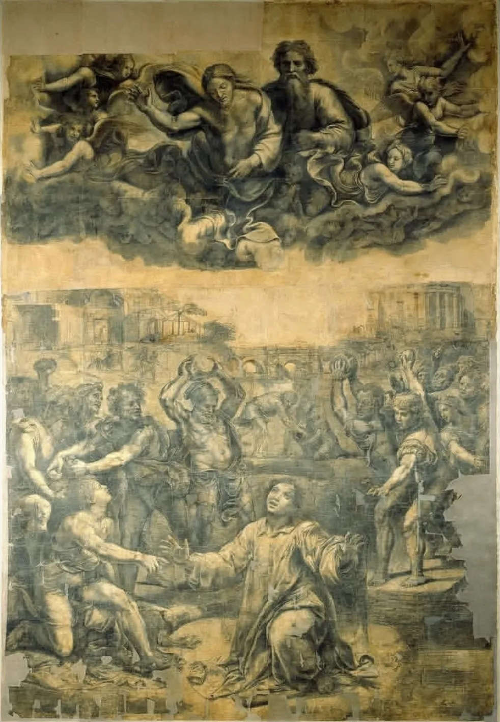 Il cartone preparatorio conservato ai Musei Vaticani