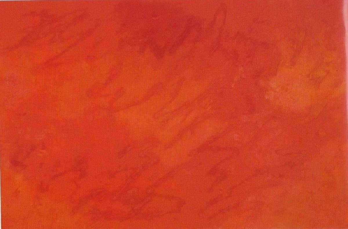 Giulio Turcato, Emblematico rosso (1983; olio e tecnica mista su tela, 195 x 295 cm)