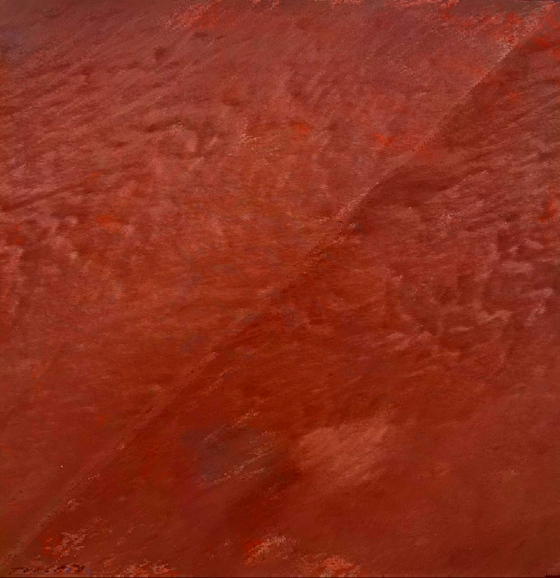 Giulio Turcato, Surface lunaire (1967-68 ; huile sur caoutchouc mousse 66x63,5 cm). En concession de la Galleria Lombardi Giulio Turcato, Surface lunaire (1967-68 ; huile sur caoutchouc mousse 66x63,5 cm). En concession de la Galleria Lombardi