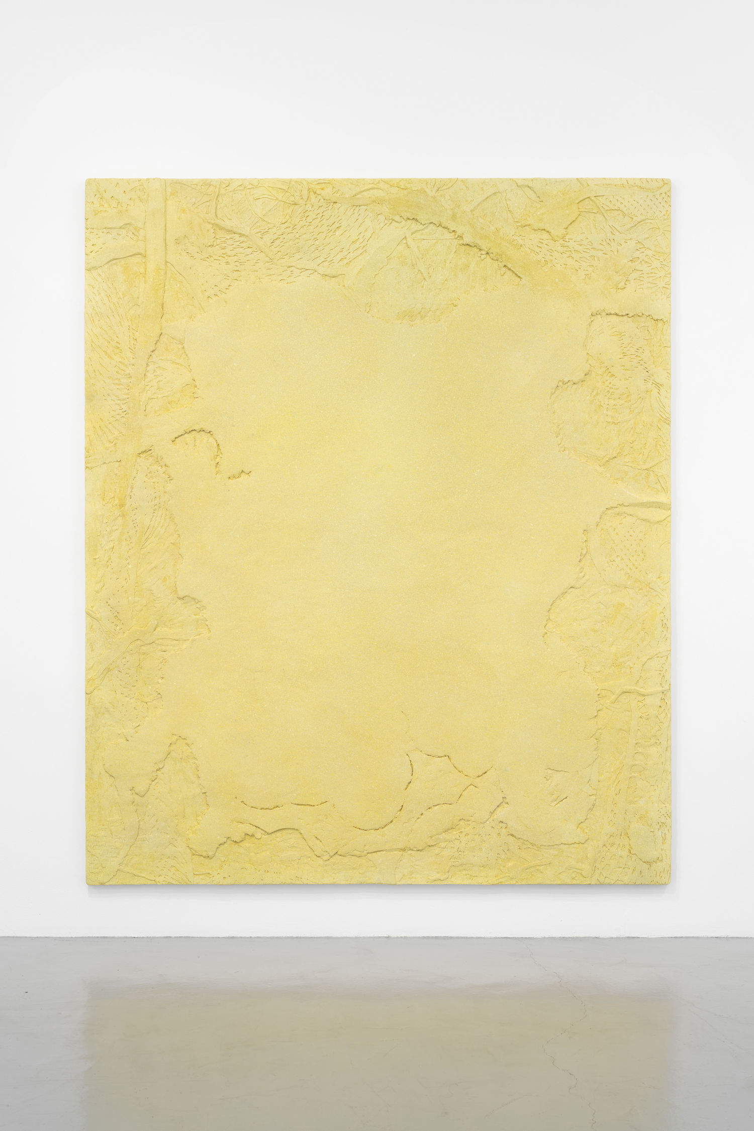 Giuseppe Gabellone, Untitled (2024; acrylic painting, acrylic resin and fiberglass, 243 x 202 cm) Photo: &copy; Melissa Castro Duarte, courtesy of the artist and greengrassi, London