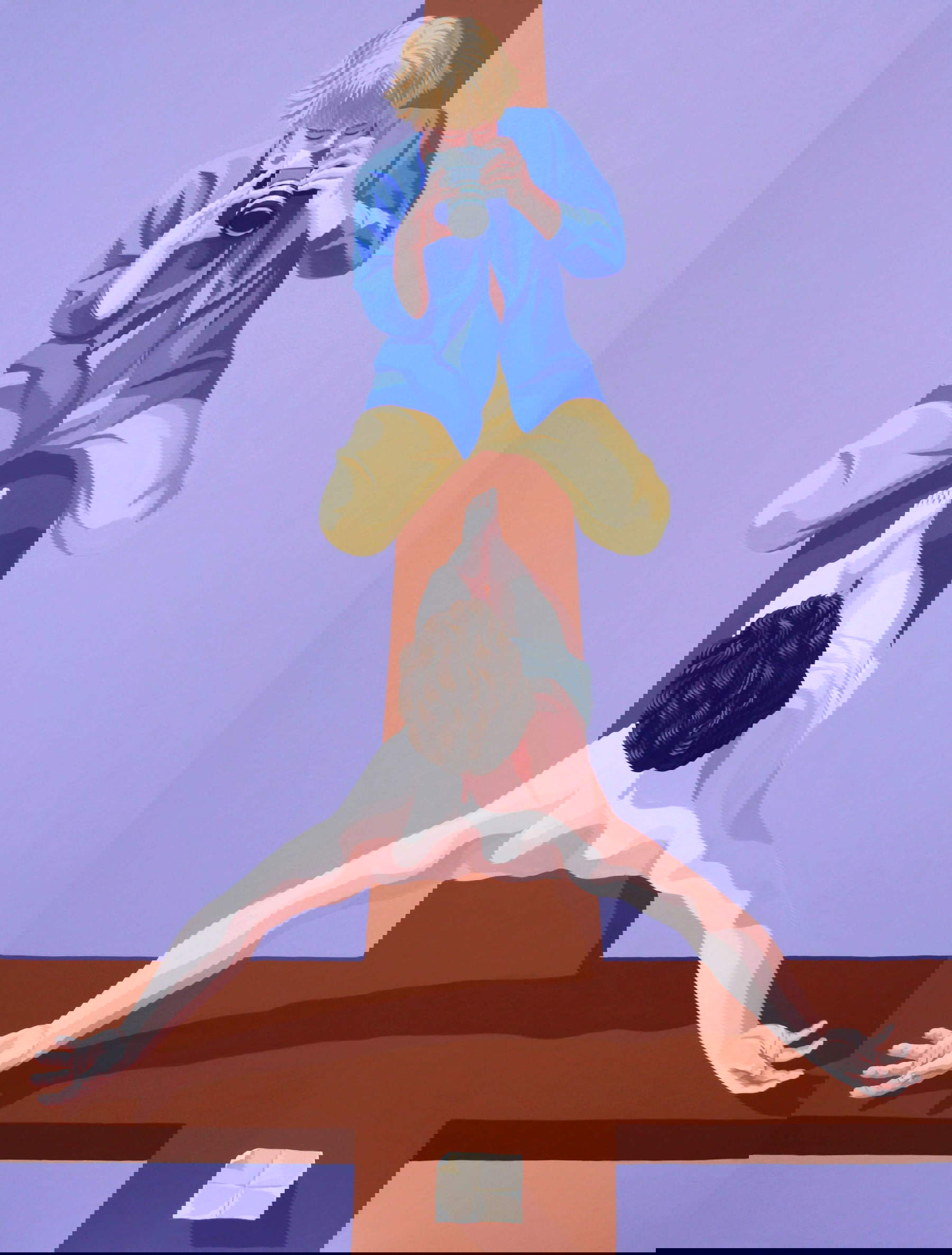 Giuseppe Veneziano, Jesus Christ Superstar (2017; acrylic on canvas, 170x130 cm)