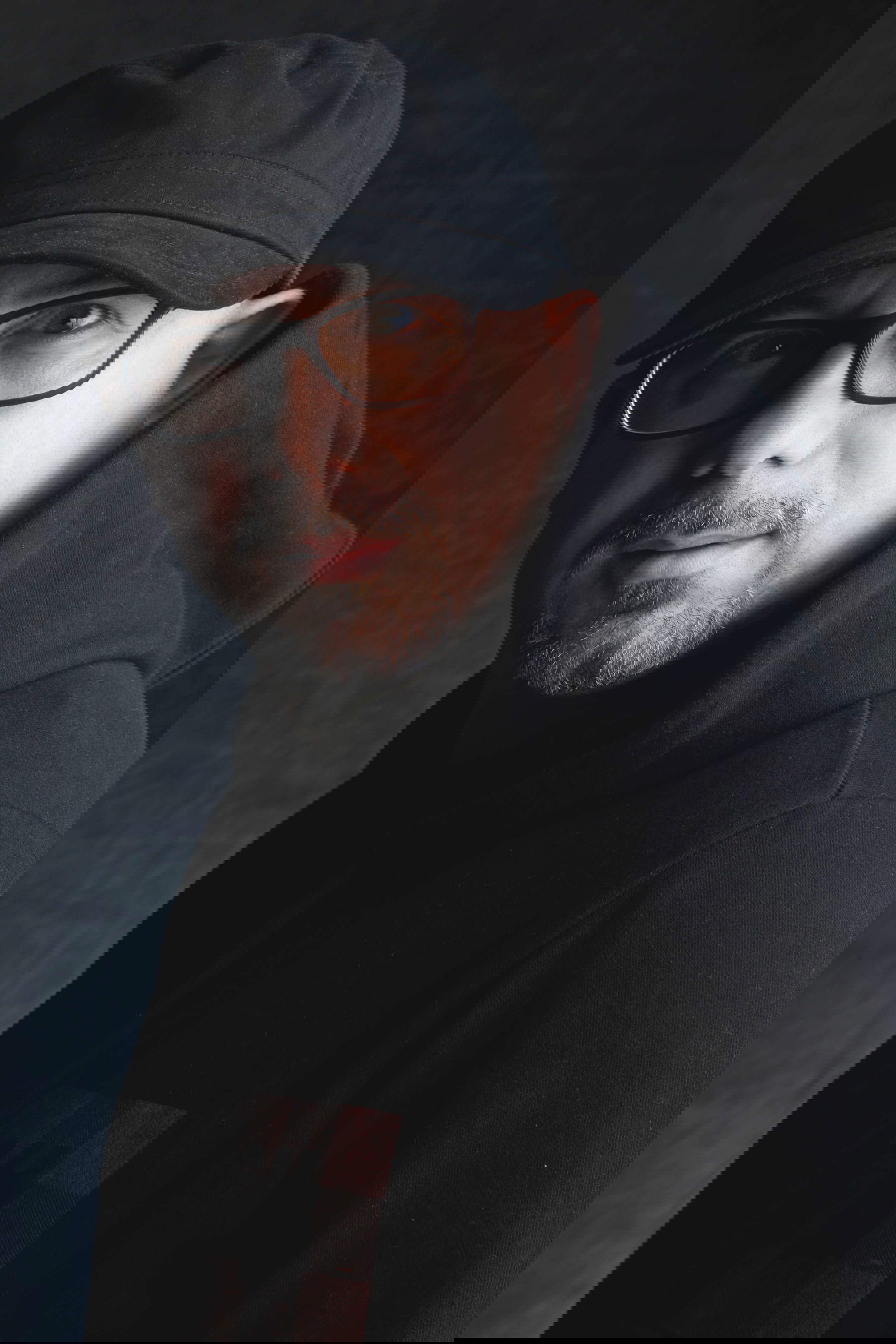 Giuseppe Veneziano. Portrait d'Oliviero Toscani