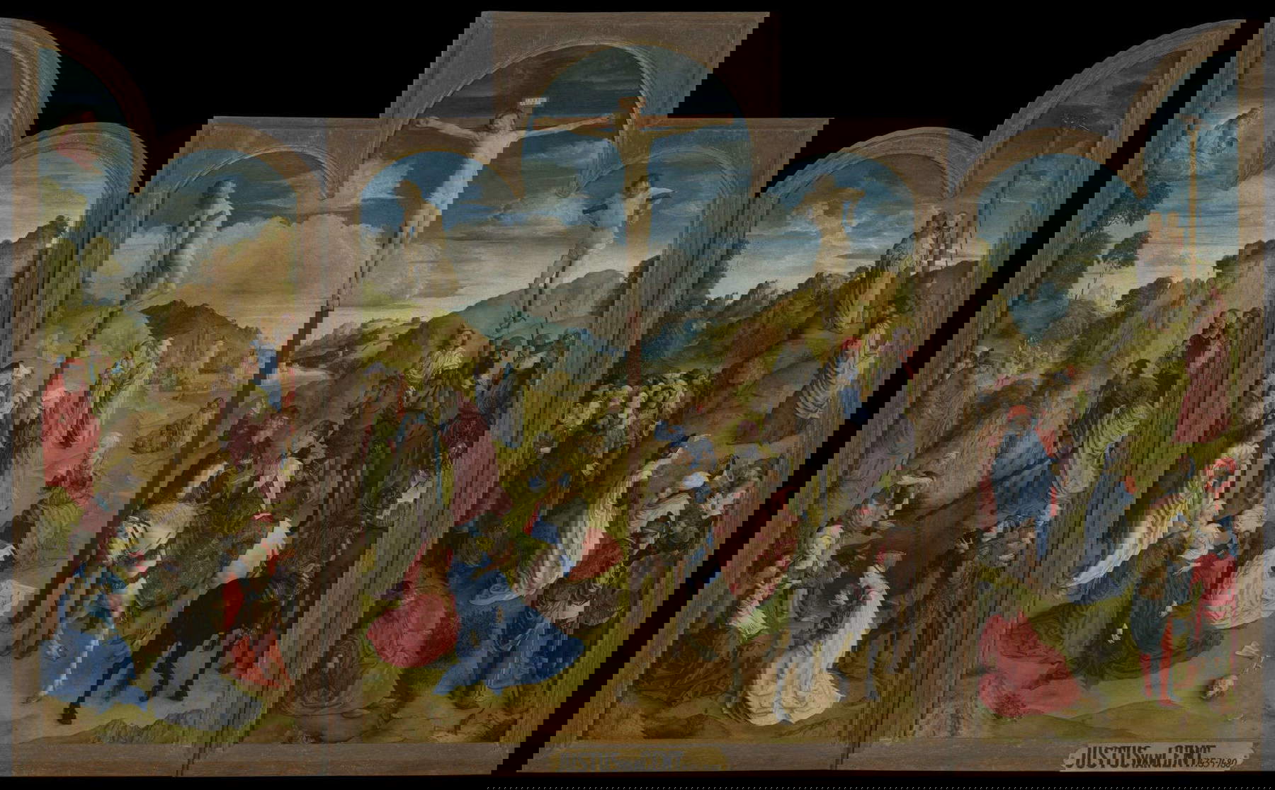 Giusto di Gand, Trittico del Calvario (1465)