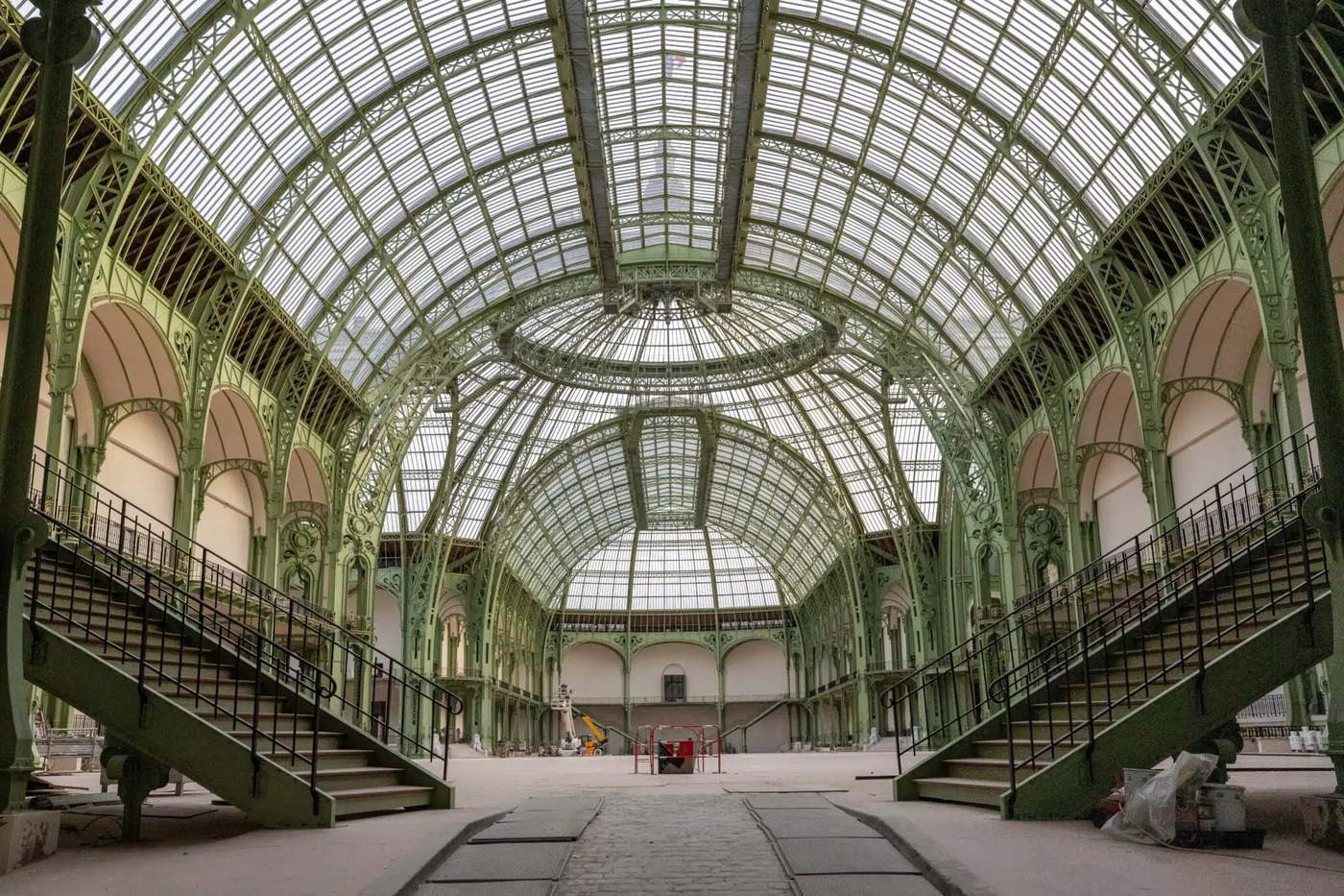 Die Baustelle des Grand Palais in Paris. Foto von: ©Maxime Chermat für GrandPalaisRmn.