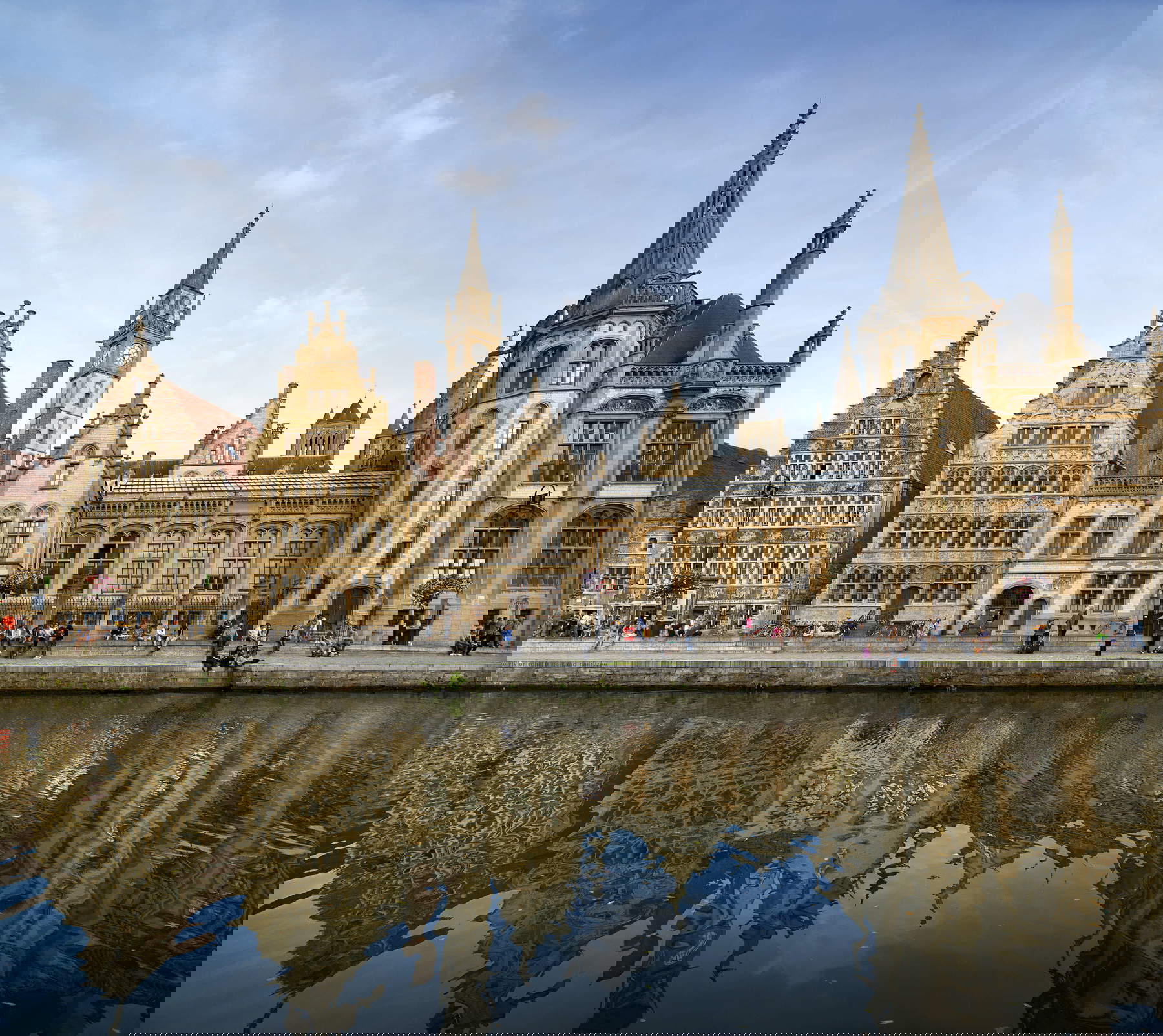 The Graslei in Gent. Photo: Milo Profi