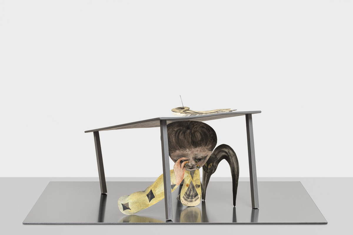 Guglielmo Castelli, Dining Room (Sala da pranzo) (2025; materiali vari, dimensioni variabili) Foto: Nicola Morittu, su concessione dell'artista, Mendes Wood DM, Sao Paolo / Bruxelles / New York / Paris, e Sylvia Kouvali, London / Piraeus