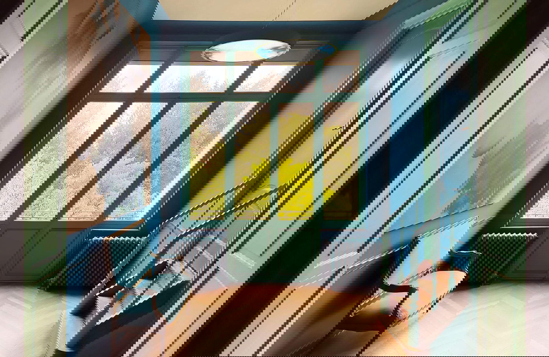 Guillaume Bottazzi, Espace-bleu (2024)