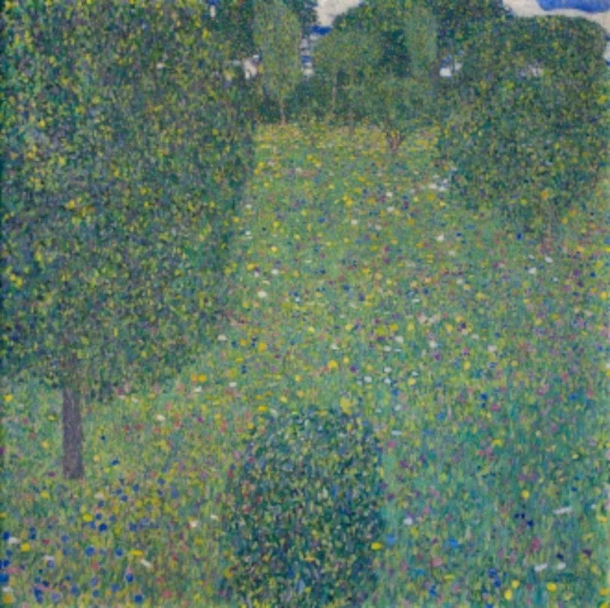 Gustav Klimt, Blumenwiese (1908). Photo : &copy;Shotheby's