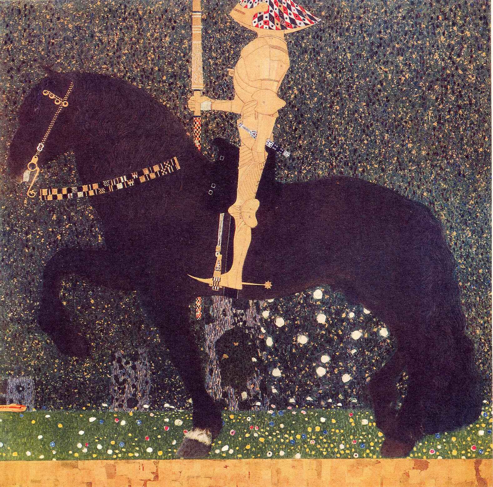 Gustav Klimt, La vita è una battaglia (1918; Collezione Silvestri)