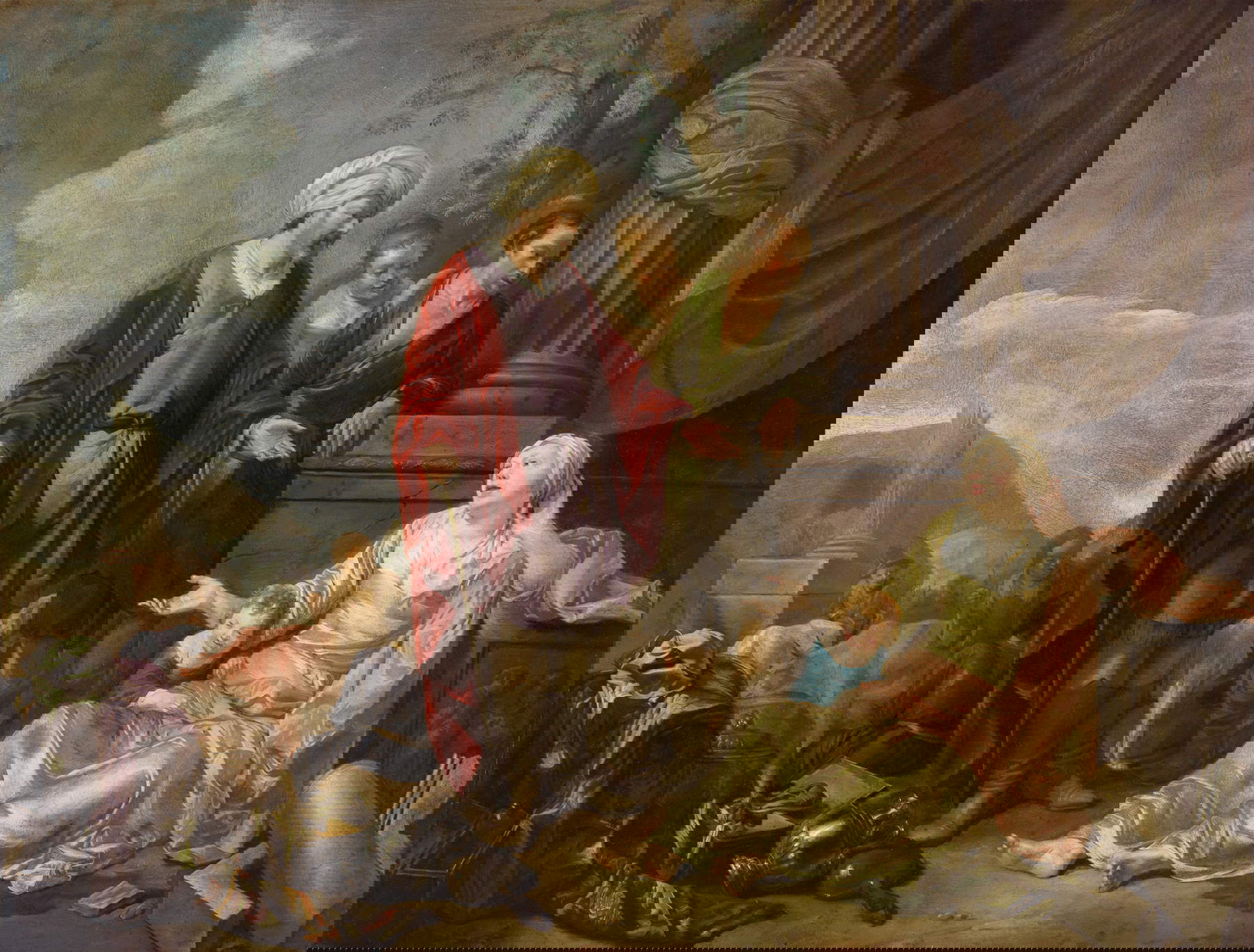 Hendrick Heerschop, Die Ablehnung von Hagar (Turin, Pinacoteca Albertina)