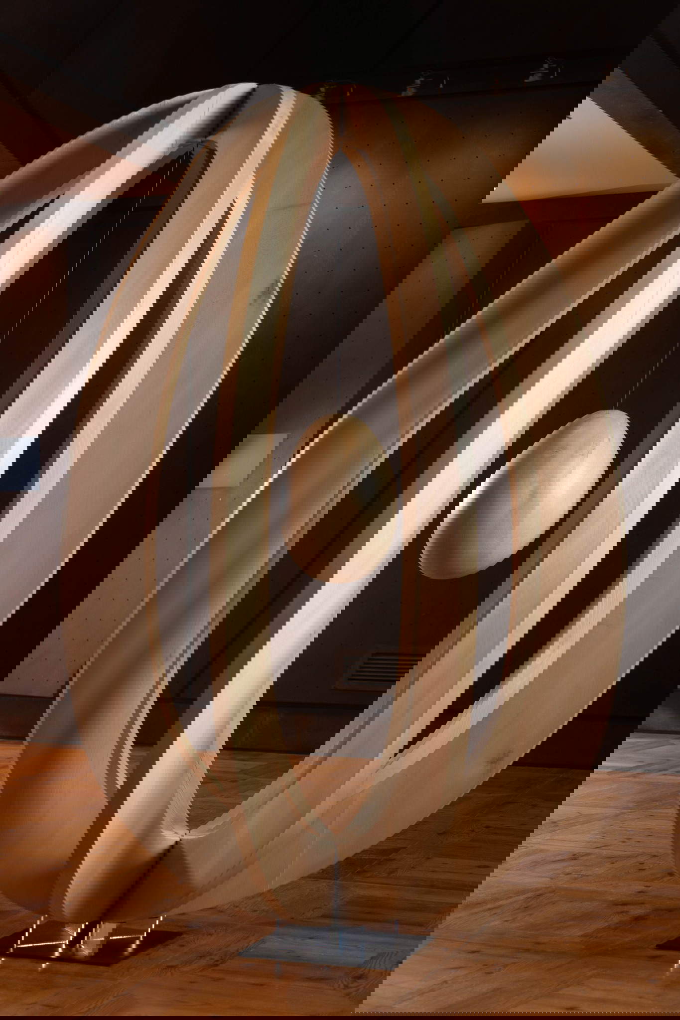 Das restaurierte Hyper Ovum auf der Burg Gamba