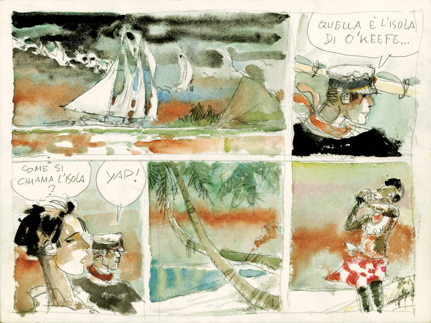 Le illustrazioni di Hugo Pratt