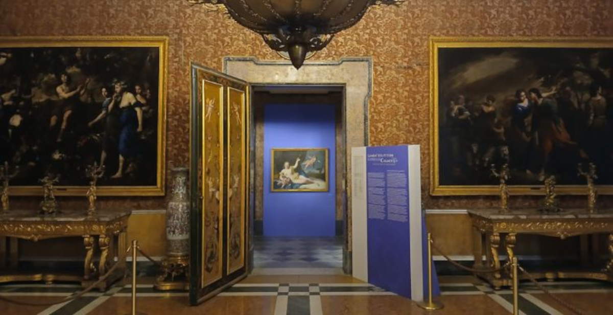 In Neapel, im Königspalast, erzählen die Werke von Gianbattista Pittoni von der Zeit Casanovas