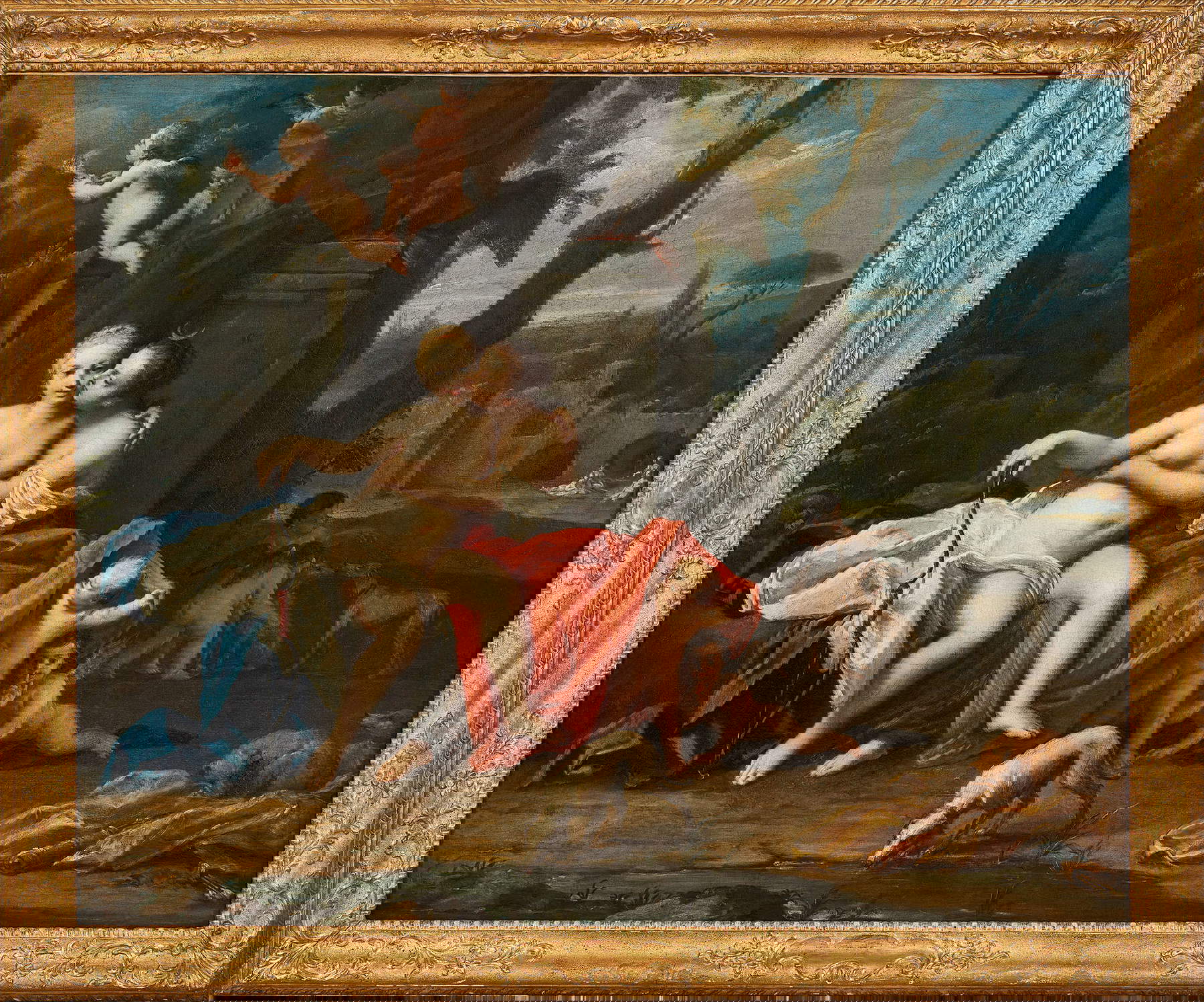 Jacopo Amigoni, Jupiter and Callisto (1729-39; oil on canvas 162 x 102 cm)