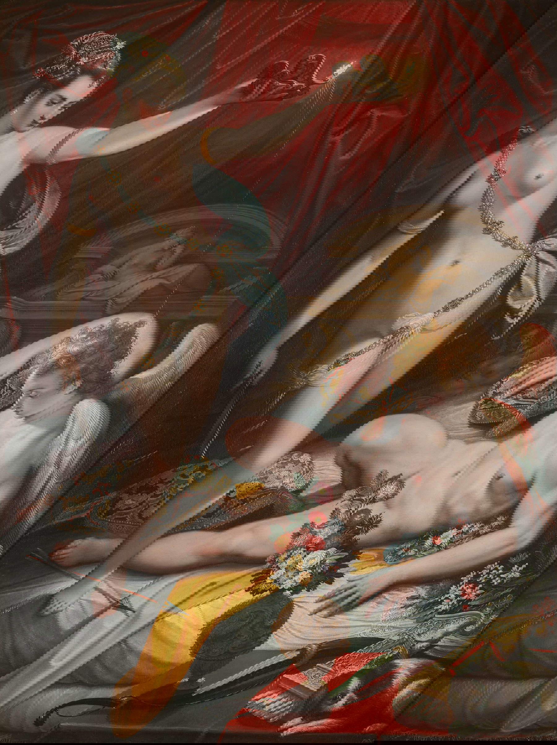 Jacopo Zucchi, Cupidon et Psyché (1589 ; huile sur toile, 173x130 cm ; Rome, Galerie Borghèse, inv. 10) © Galerie Borghèse / photo Mauro Coen Jacopo Zucchi, Cupidon et Psyché (1589 ; huile sur toile, 173x130 cm ; Rome, Galerie Borghèse, inv. 10) © Galerie Borghèse / photo Mauro Coen