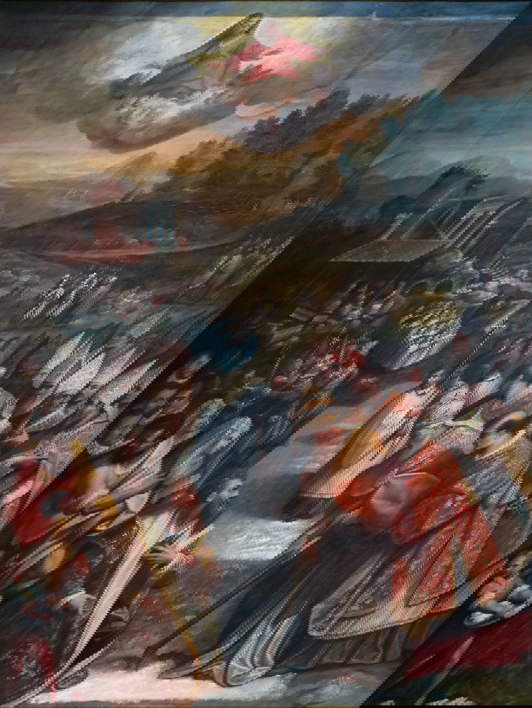 Jacopo Zucchi, Milagro de la nieve (1578 - 1582; óleo sobre tabla, 171 x 151; Vaticano, Pinacoteca Vaticana) Foto: Fabrizio Garrisi