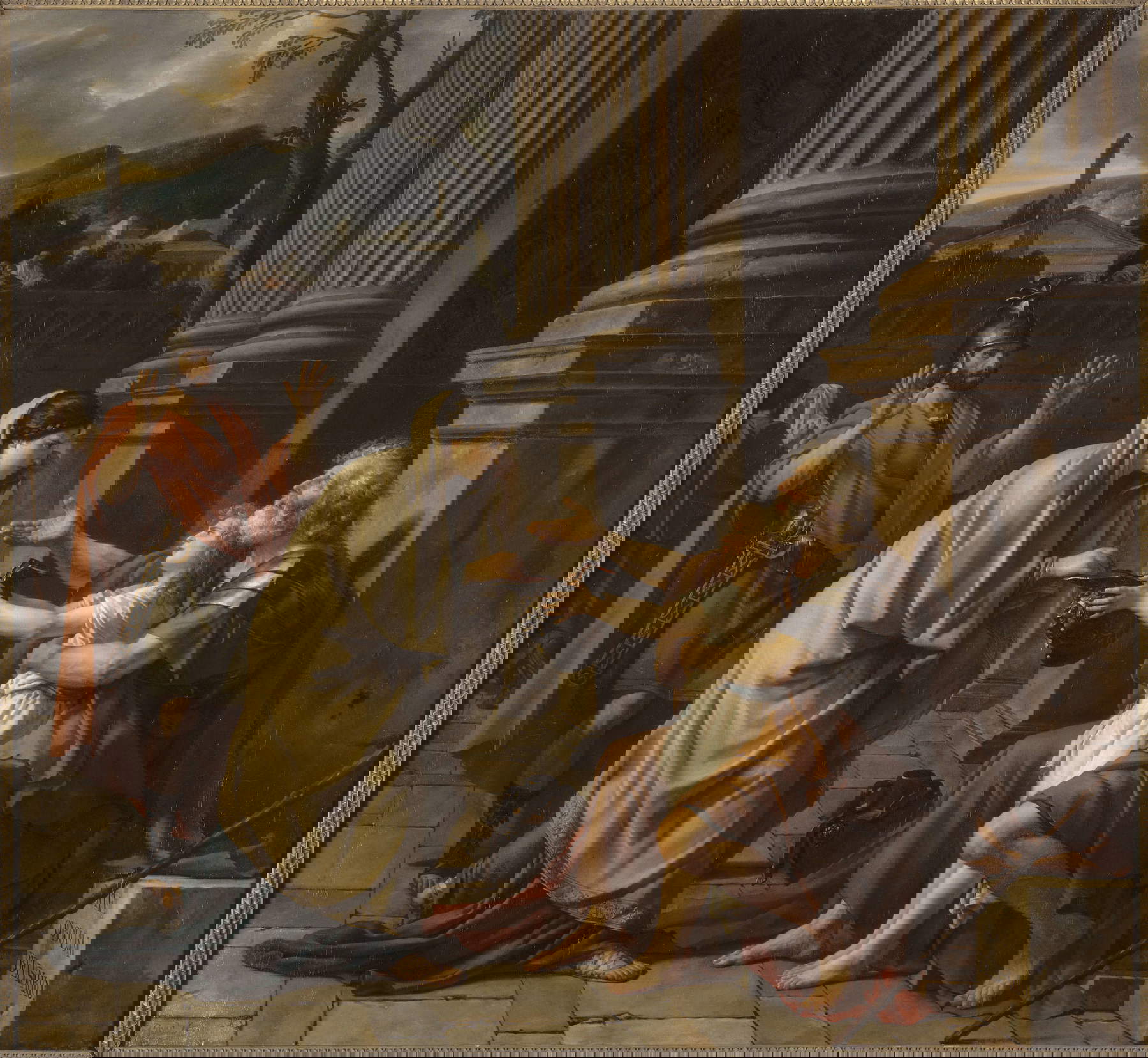 Jacques-Louis David, Belisarius bittet um Almosen (Lille, Mus&eacute;e des Beaux Arts). Foto: Philipp Bernard