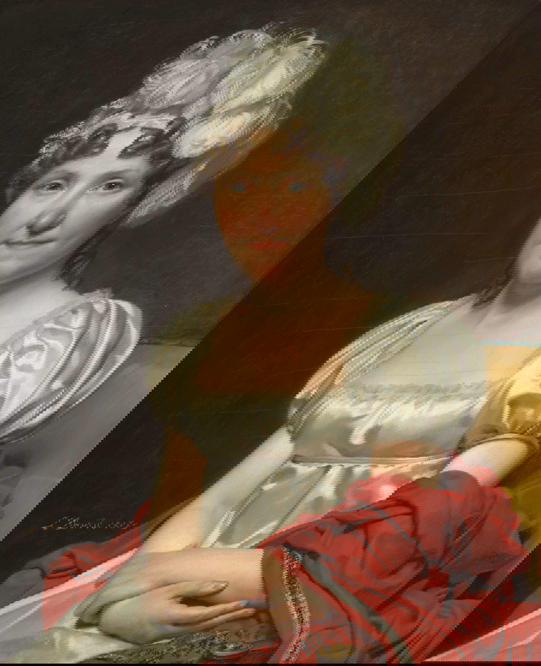 Jacques-Louis David, Ritratto di Madame David (Washington, National Gallery of Art)