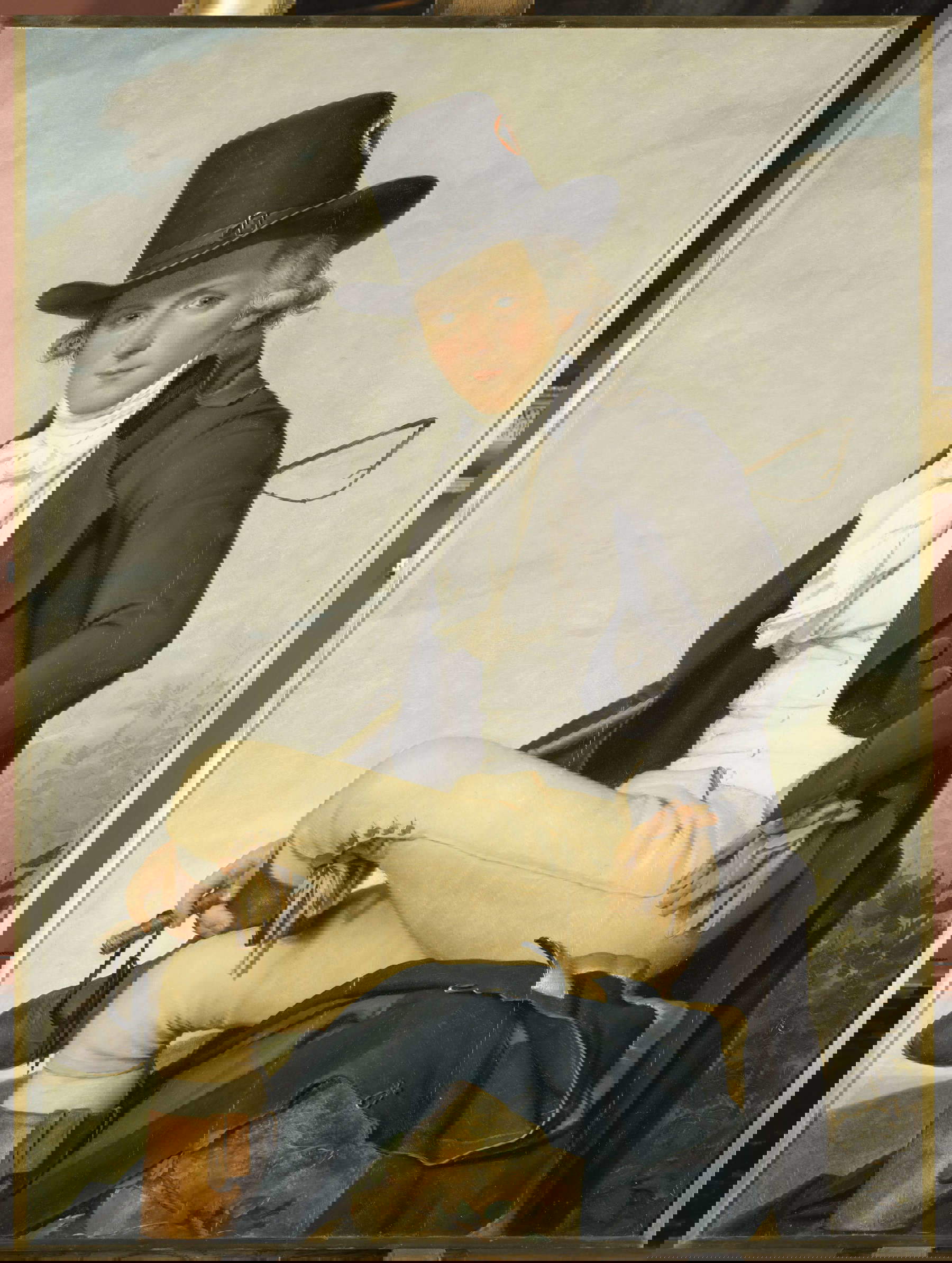 Jacques-Louis David, Porträt von Pierre S&eacute;riziat (Paris, Louvre). Foto: Franck Raux &copy; GrandPalaisRmn