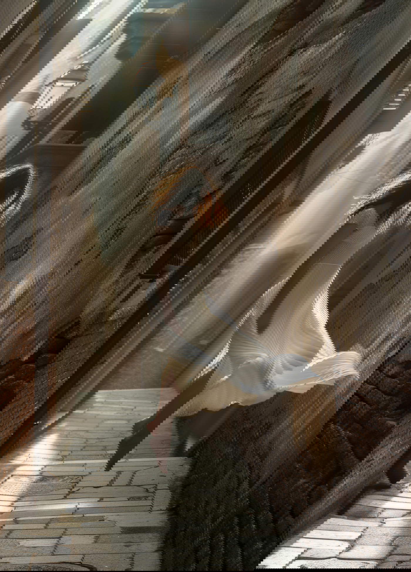 Jeff Robb, Between Time (Between Time) (2024; lenticular image, 160 x 115 cm)