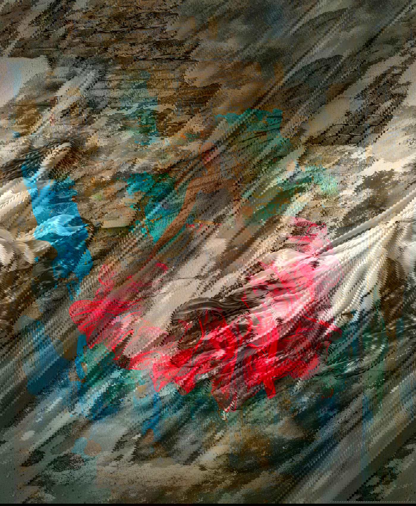 Jeff Robb, Resurrection (2024; lenticular image, 140 x 115 cm)