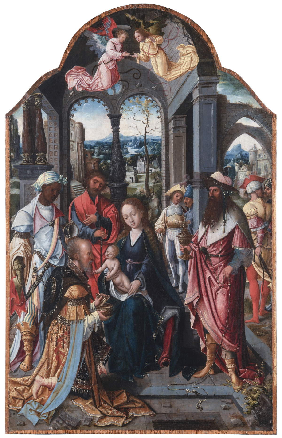 Joris Fraet, Anbetung der Könige (1530; Privatsammlung). Mit freundlicher Genehmigung von Caretto &amp; Occhinegro