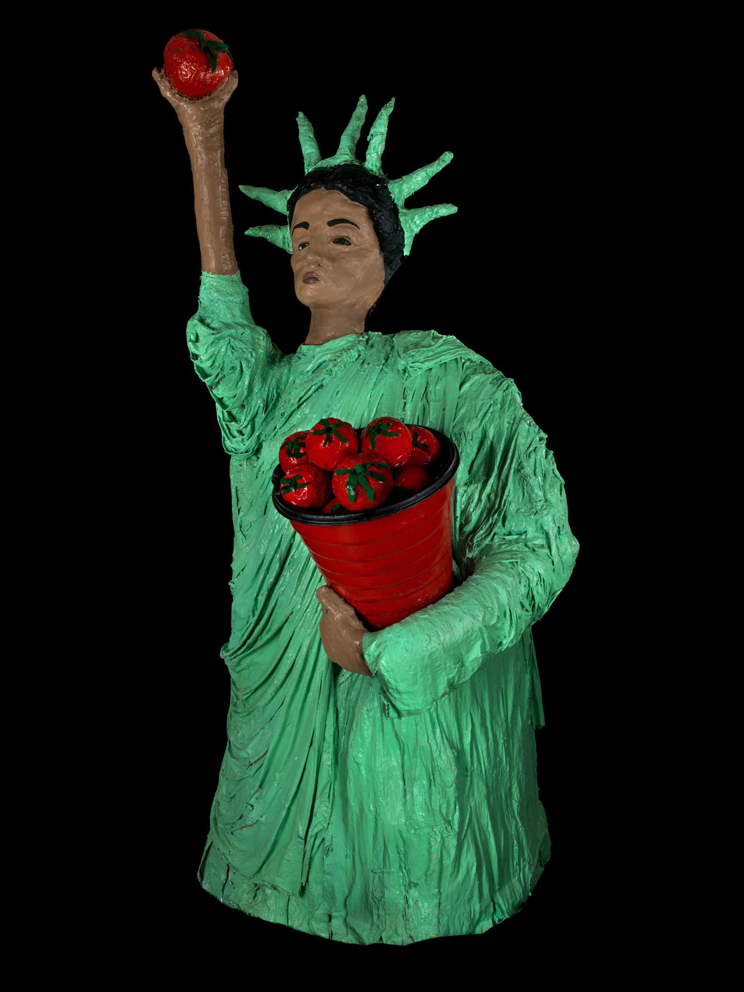 Katherine Rodriguez, Statue de la Liberté d'Immokalee (2000 ; papier mâché)
