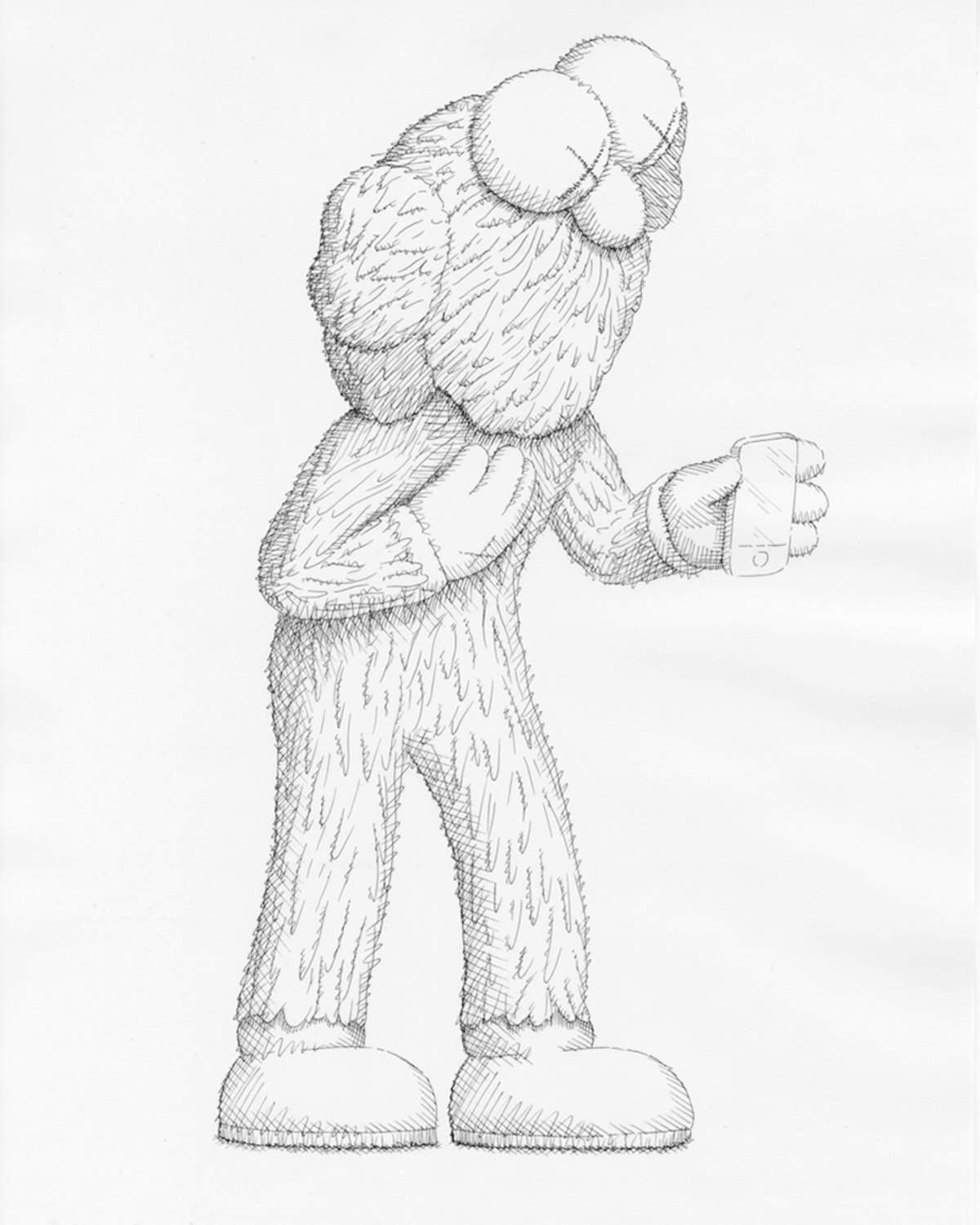 SANS TITRE (LE MESSAGE), 2025. &copy; KAWS