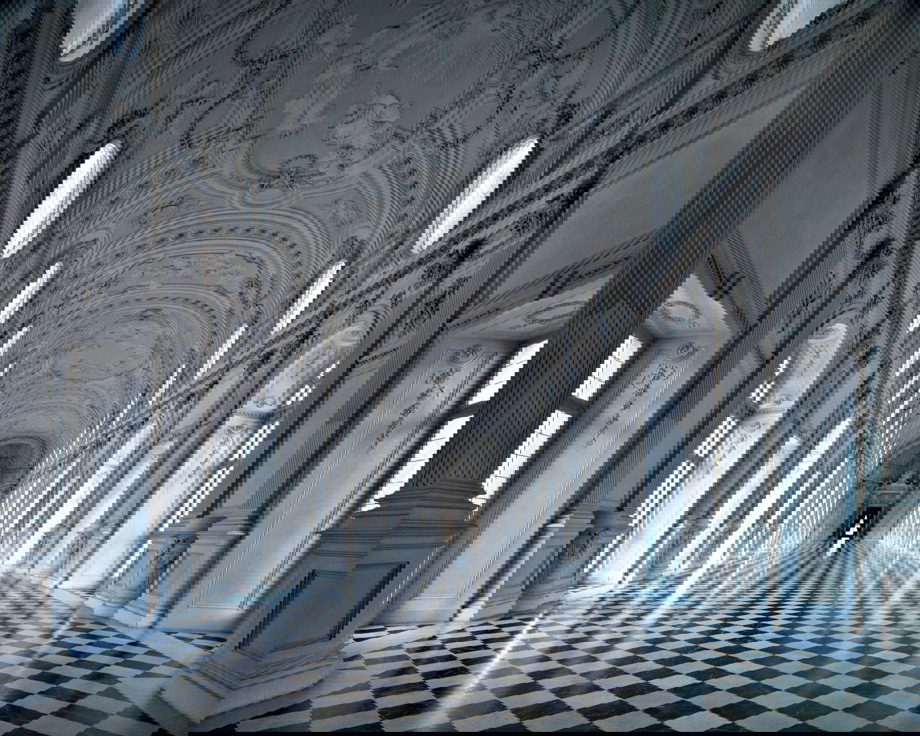 Massimo Listri, Die Venaria Reale - Große Galerie