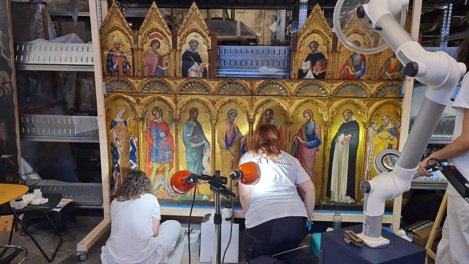 Laboratoire de restauration/dépôt de la Mole Vanvitelliana à Ancône