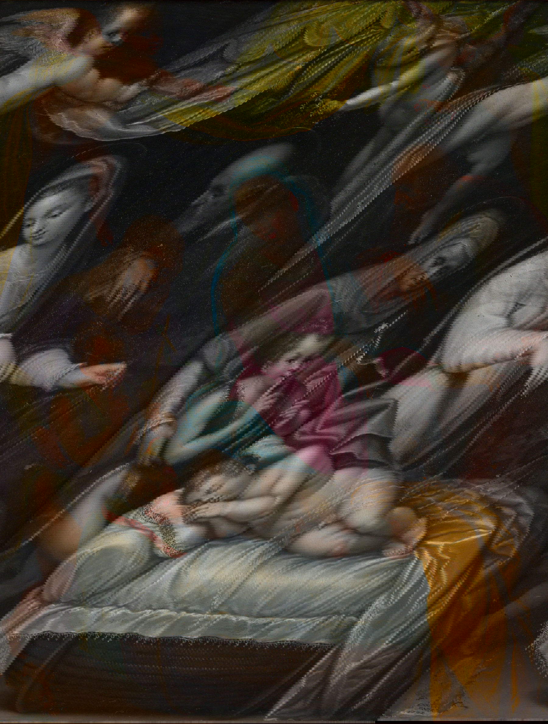 Lavinia Fontana, El sueño de Jesús (1591; óleo sobre cobre) © Galleria Borghese. Foto: Mauro Coen