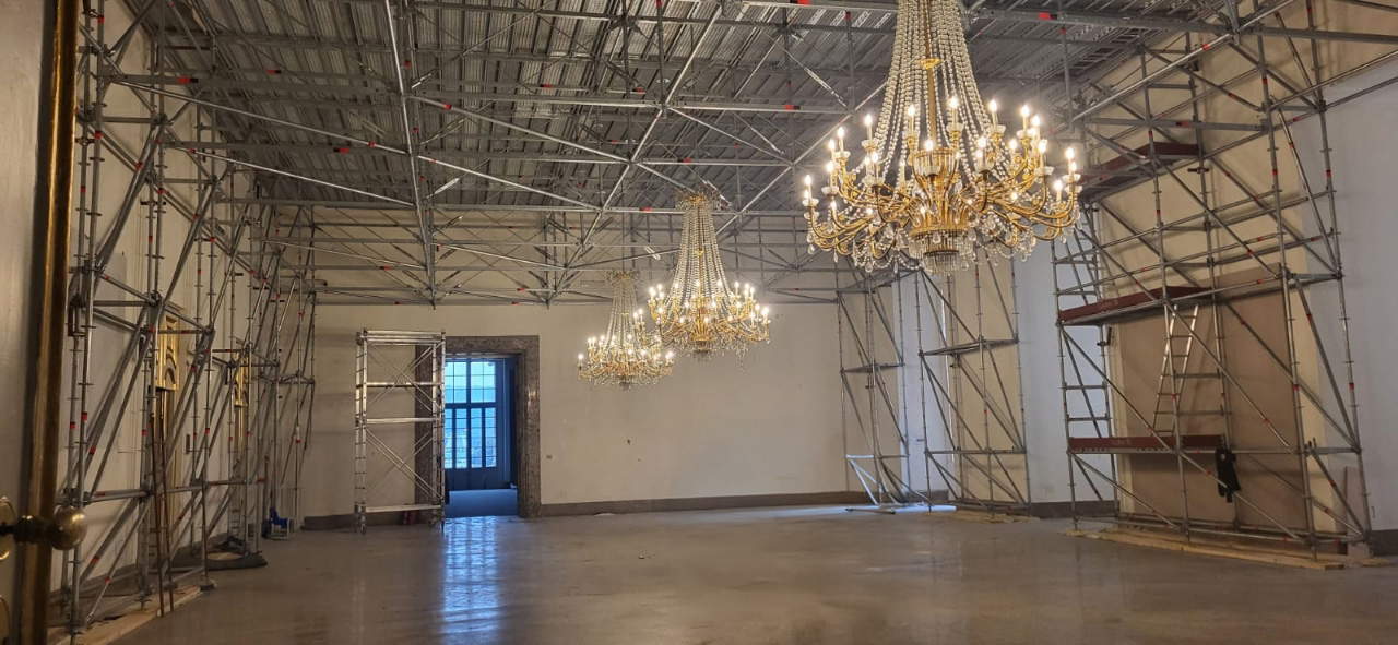 Königlicher Palast von Caserta, Wiedereröffnung des zweiten Vorzimmers des Appartements der Königin