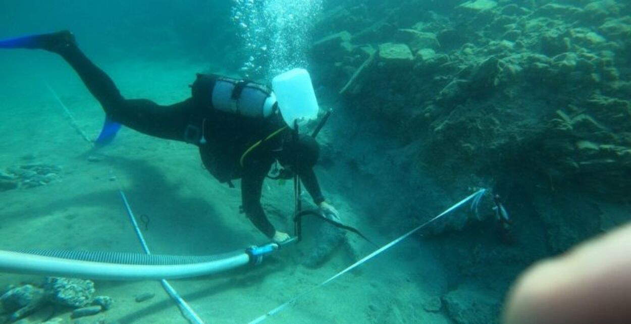 Greece new discoveries at submerged archaeological site of Asini