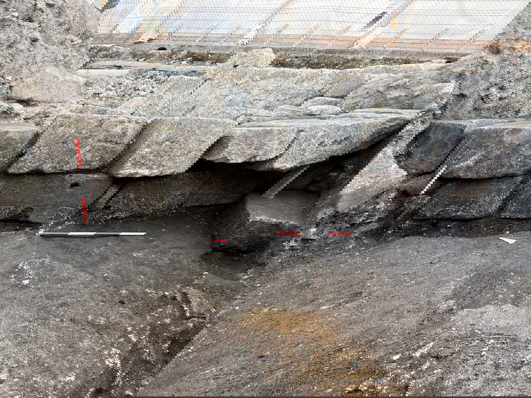 Les fouilles du haut Moyen Âge près de l'amphithéâtre de Lecce. Photo : Ministère de la Culture - Soprintendenza Archeologia Belle Arti e Paesaggio pour les provinces de Brindisi, Lecce et Tarente.