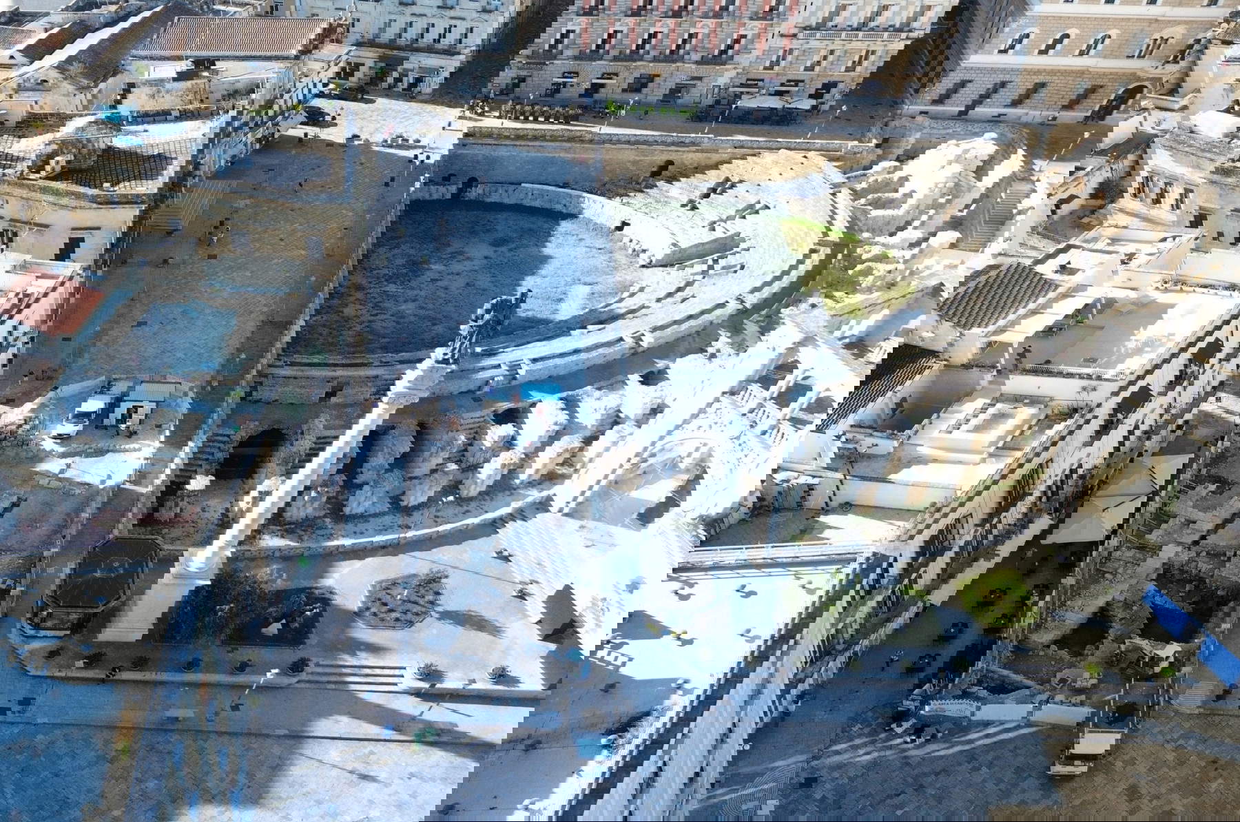 Les fouilles du haut Moyen Âge près de l'amphithéâtre de Lecce. Photo : Ministère de la Culture - Soprintendenza Archeologia Belle Arti e Paesaggio pour les provinces de Brindisi, Lecce et Tarente.