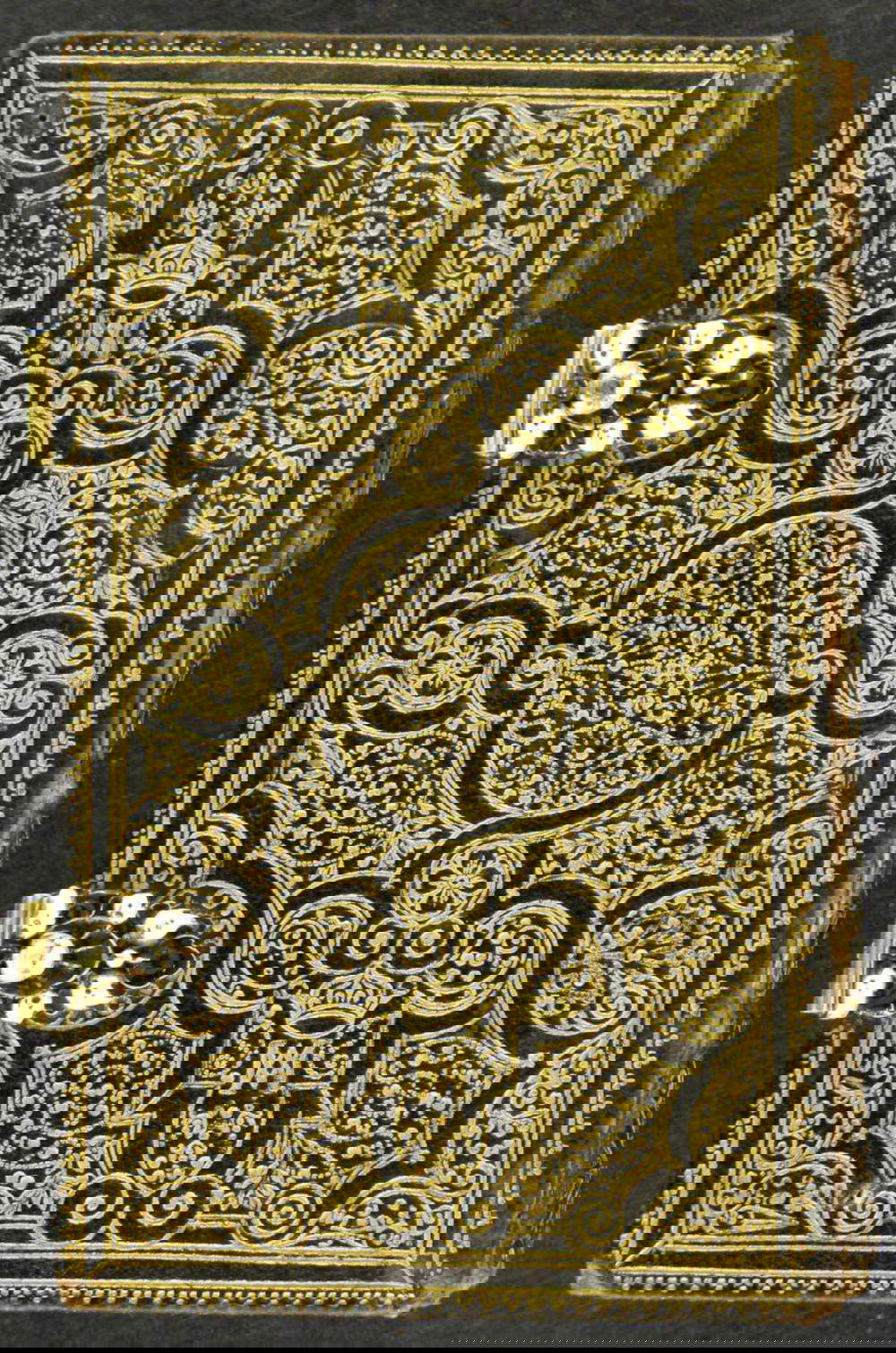 Legatura del secondo quarto del secolo XVII eseguita a Parigi da Mac&eacute; Ruette. Libro di preghiere, ms. sec. XVI (1591), Fiorenza, 100x60x30 mm, Ms. Pal. 228