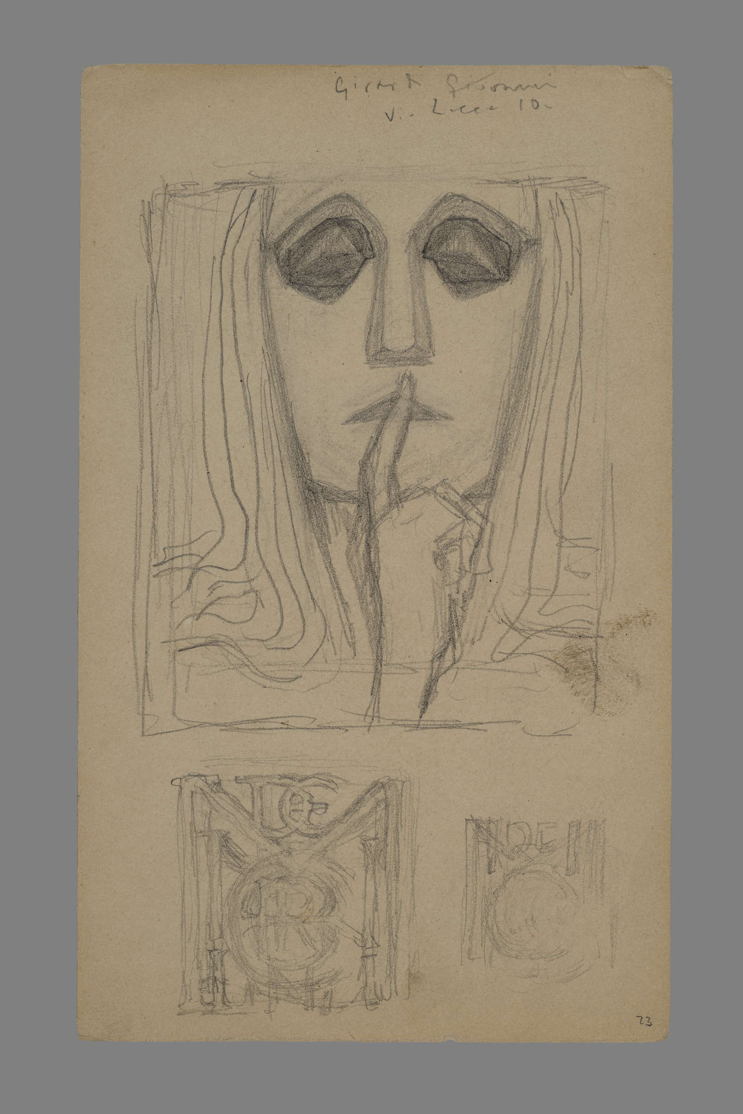 Leonardo Bistolfi, Il silenzio Leonardo Bistolfi, Il silenzio