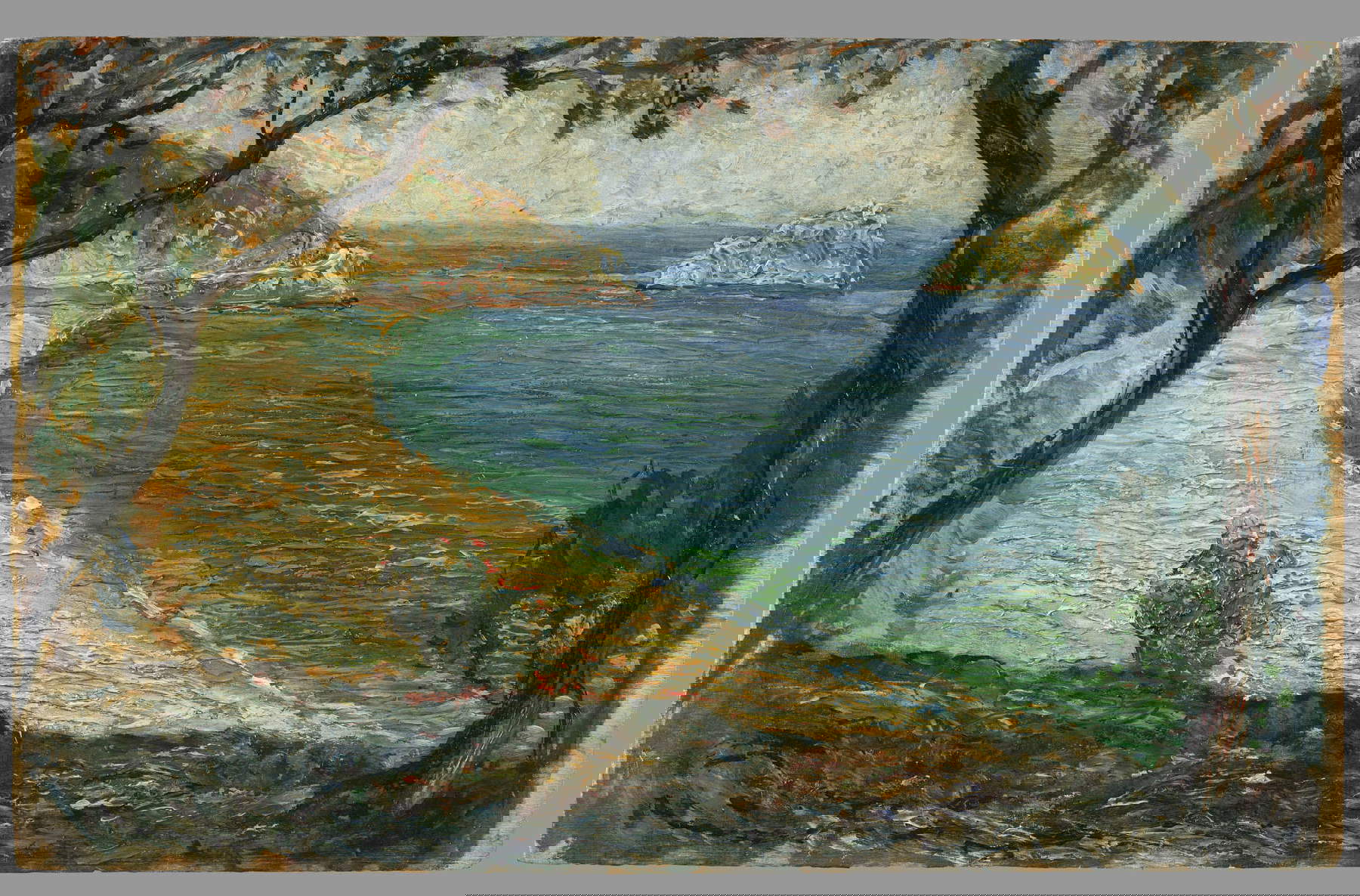 Leonardo Bistolfi, Paesaggio marino Leonardo Bistolfi, Paesaggio marino