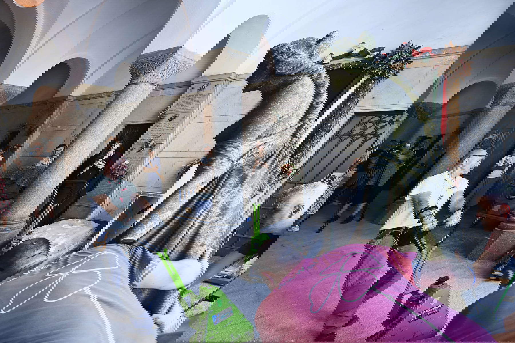 Il ritorno della Libert&agrave; di Vincenzo Vela al Cimitero Monumentale di Milano. Foto: Comune di Milano