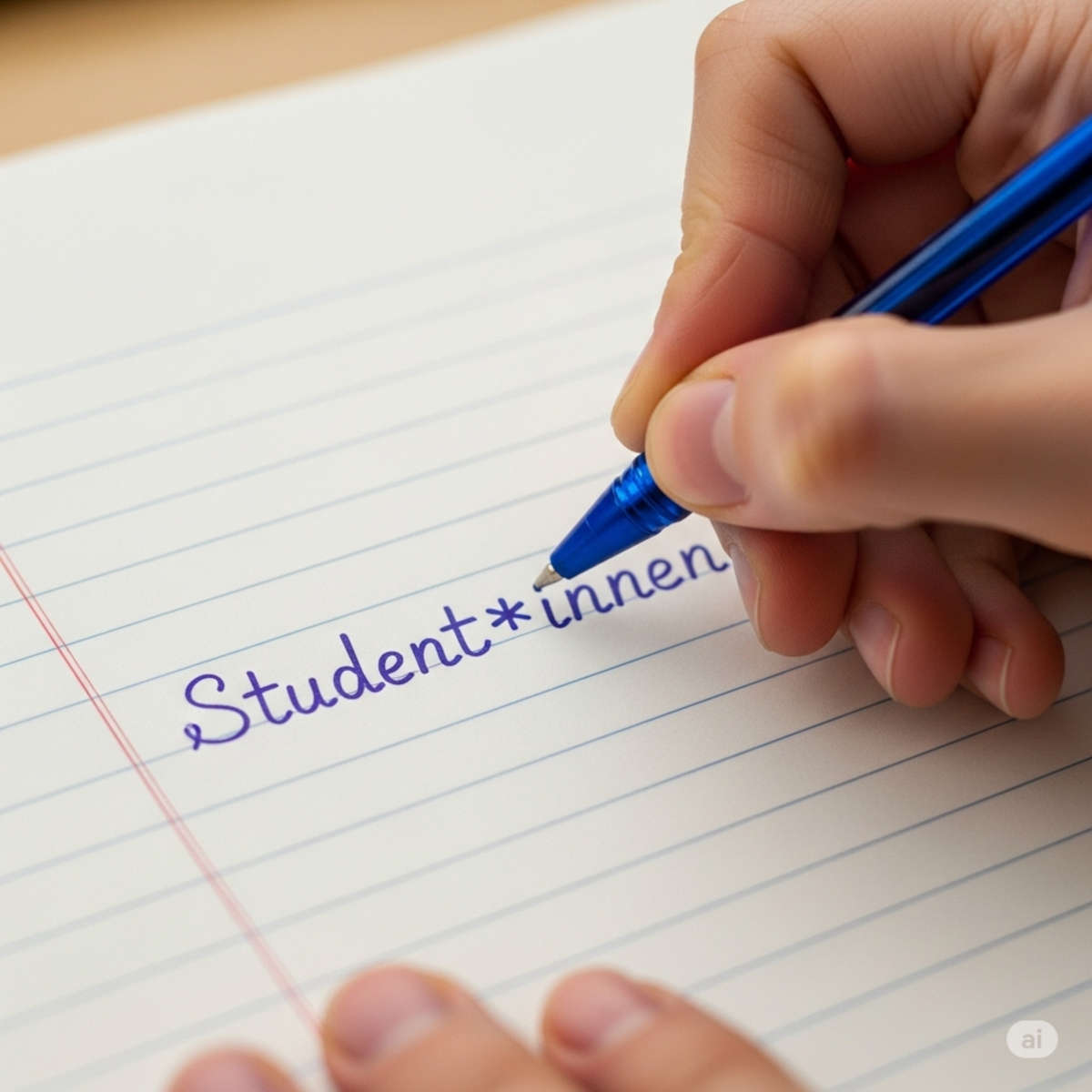 Linguaggio inclusivo di genere in tedesco. Immagine generata con intelligenza artificiale Linguaggio inclusivo di genere in tedesco. Immagine generata con intelligenza artificiale