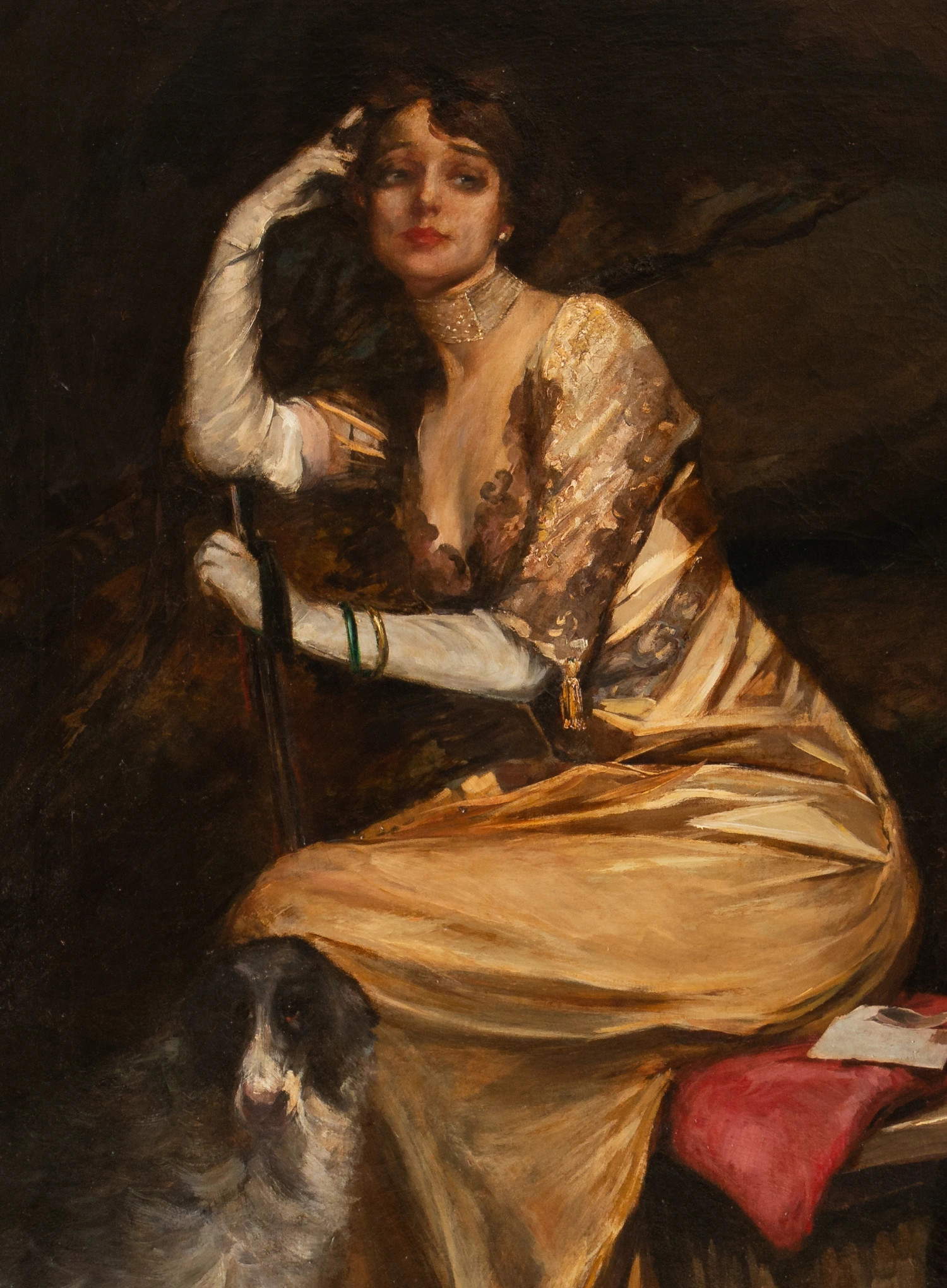 Lino Selvatico, La dama de amarillo