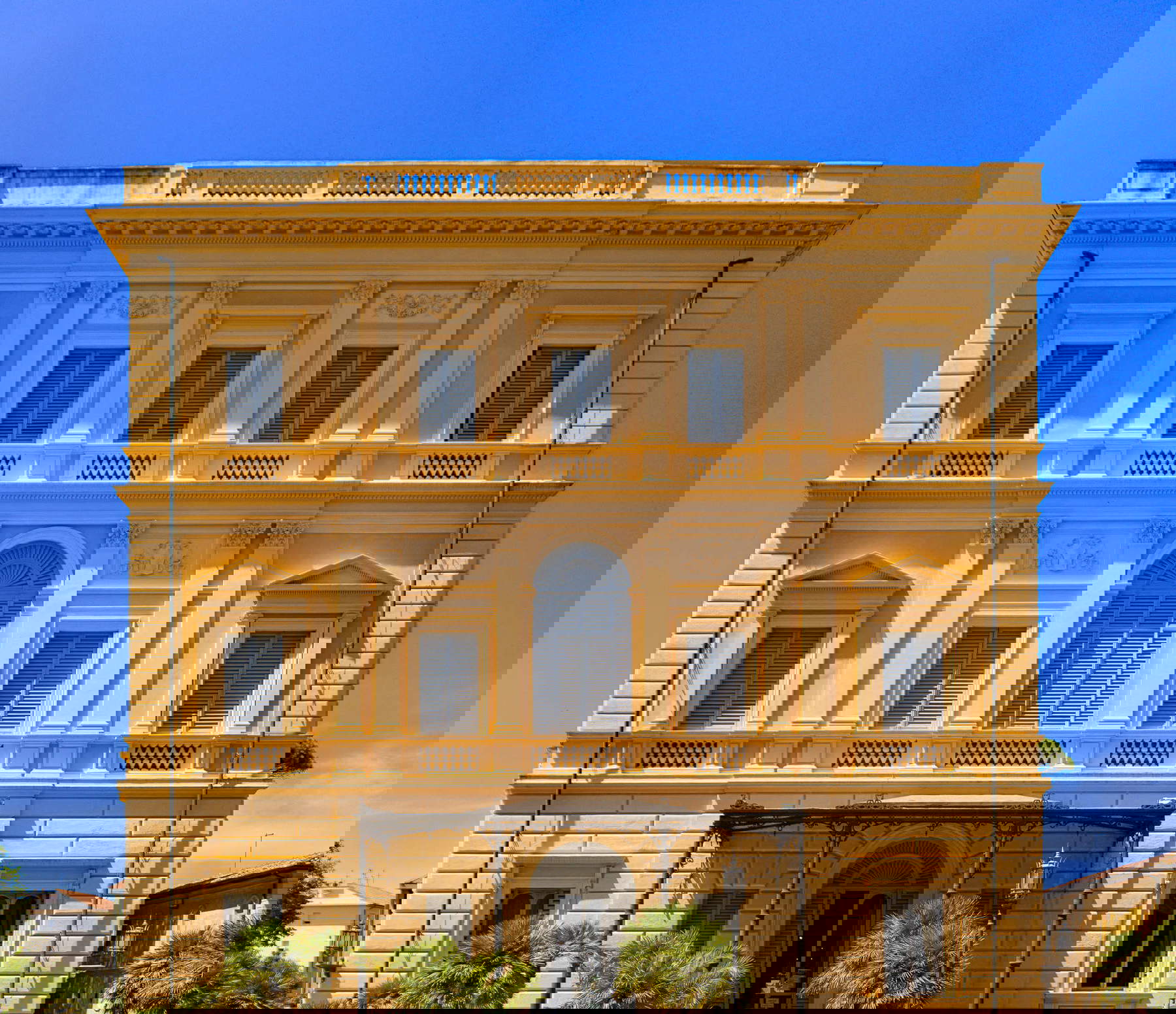 La facciata del Museo Civico Giovanni Fattori