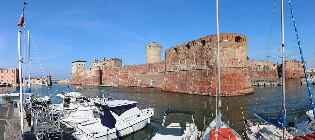Livorno, Porto Mediceo: die alte Festung. Foto: Inge Mehling Livorno, Porto Mediceo: die alte Festung. Foto: Inge Mehling