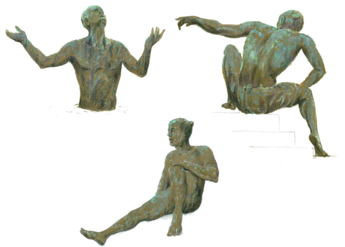 Christian Balzano, Bozzetti per I Quattro Mori Liberati