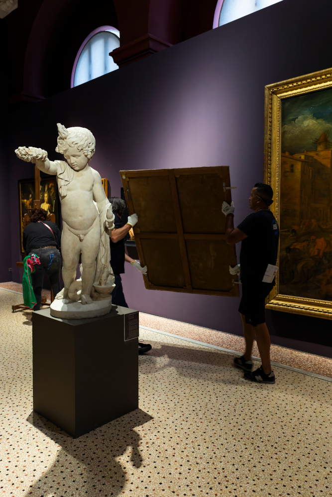 Die Ankunft der Oper im Saal