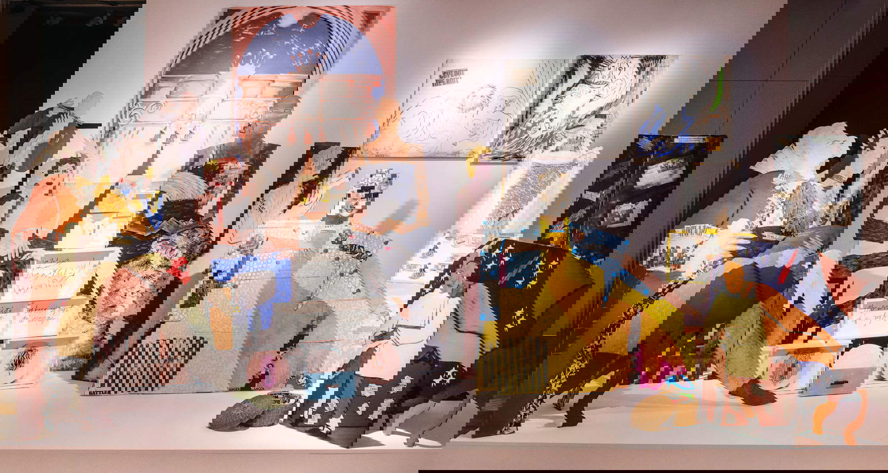 Lubaina Himid, Un matrimonio a la moda (1986)